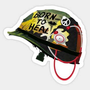 Born to heal Sticker